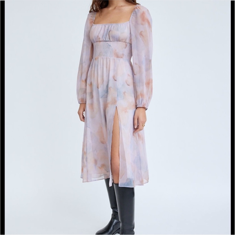 Aritzia Wilfred Bella Slit Midi Dress S